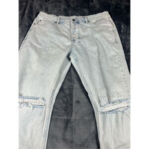 ksubi men’s distressed jeans 36x30